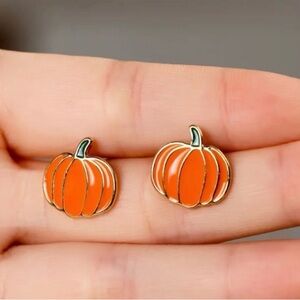 NEW Pumpkin stud Earrings Fall Season - Boutique